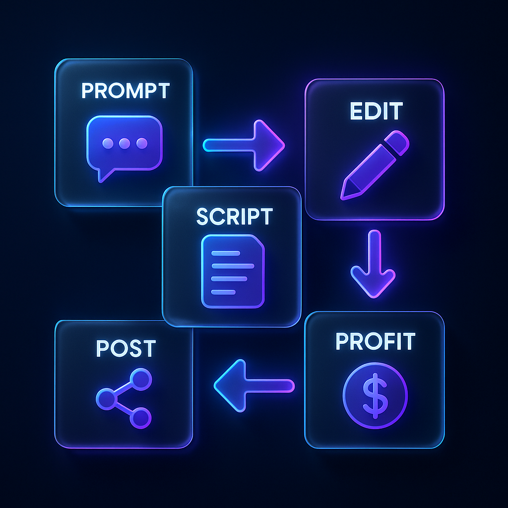 AI Content Process Diagram